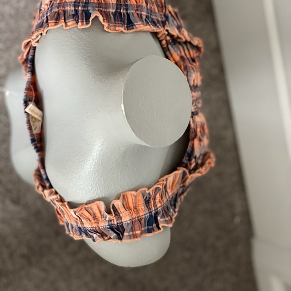 🔴🔴NWT ANTHROPOLOGIE Verb by Pallavi Singhee Ruffled Plaid Tank Size M - Picture 7 of 15